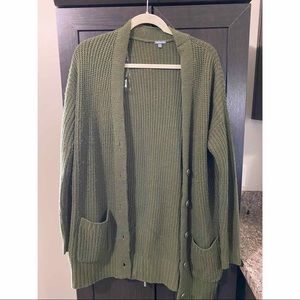Green Cardigan